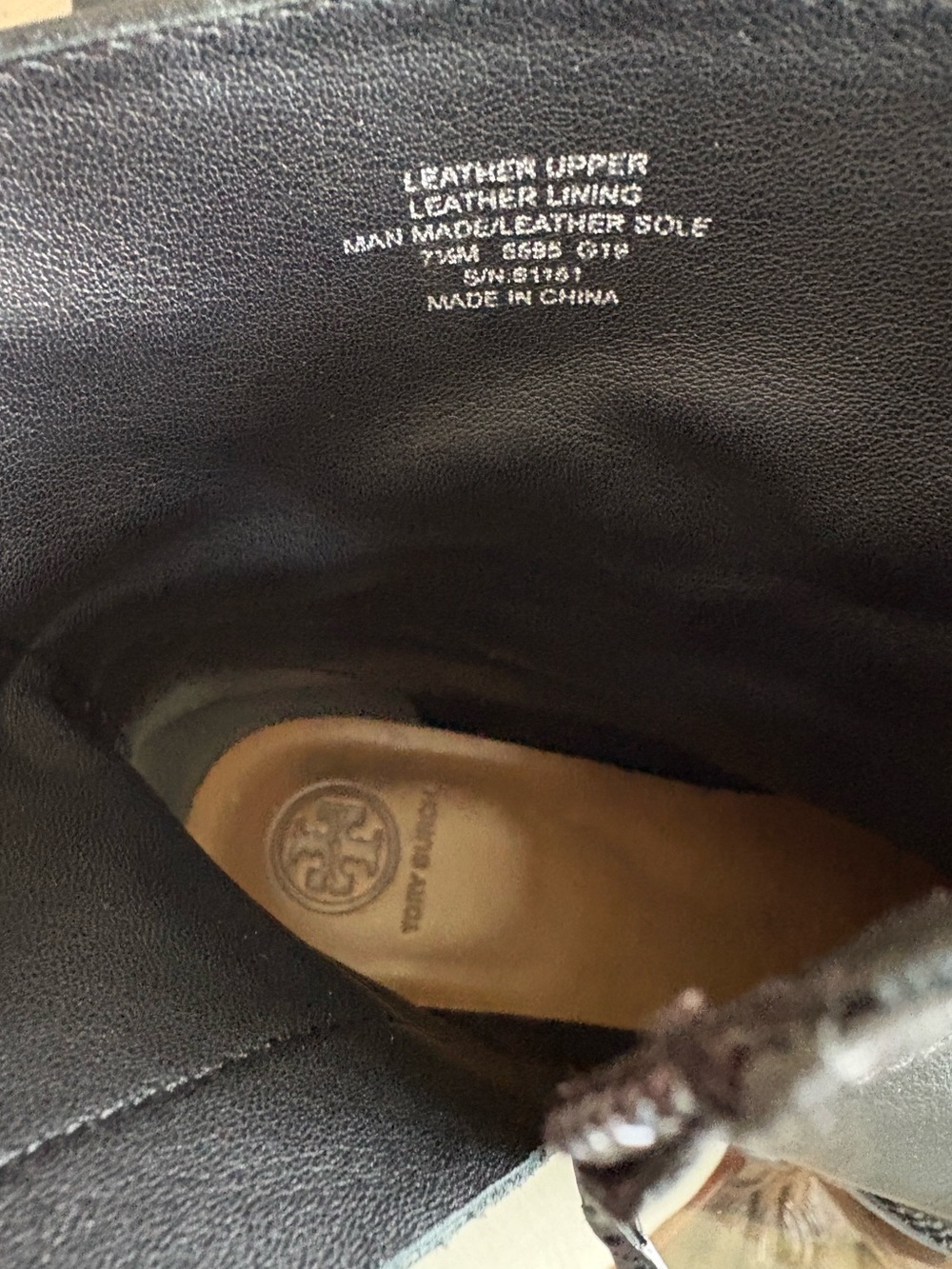 🖤🖤TORY BURCH MILLER 45mm BLACK CALF LEATHER ANKLE BOOTS!🖤🖤STYLE # 61151 - Picture 7 of 8
